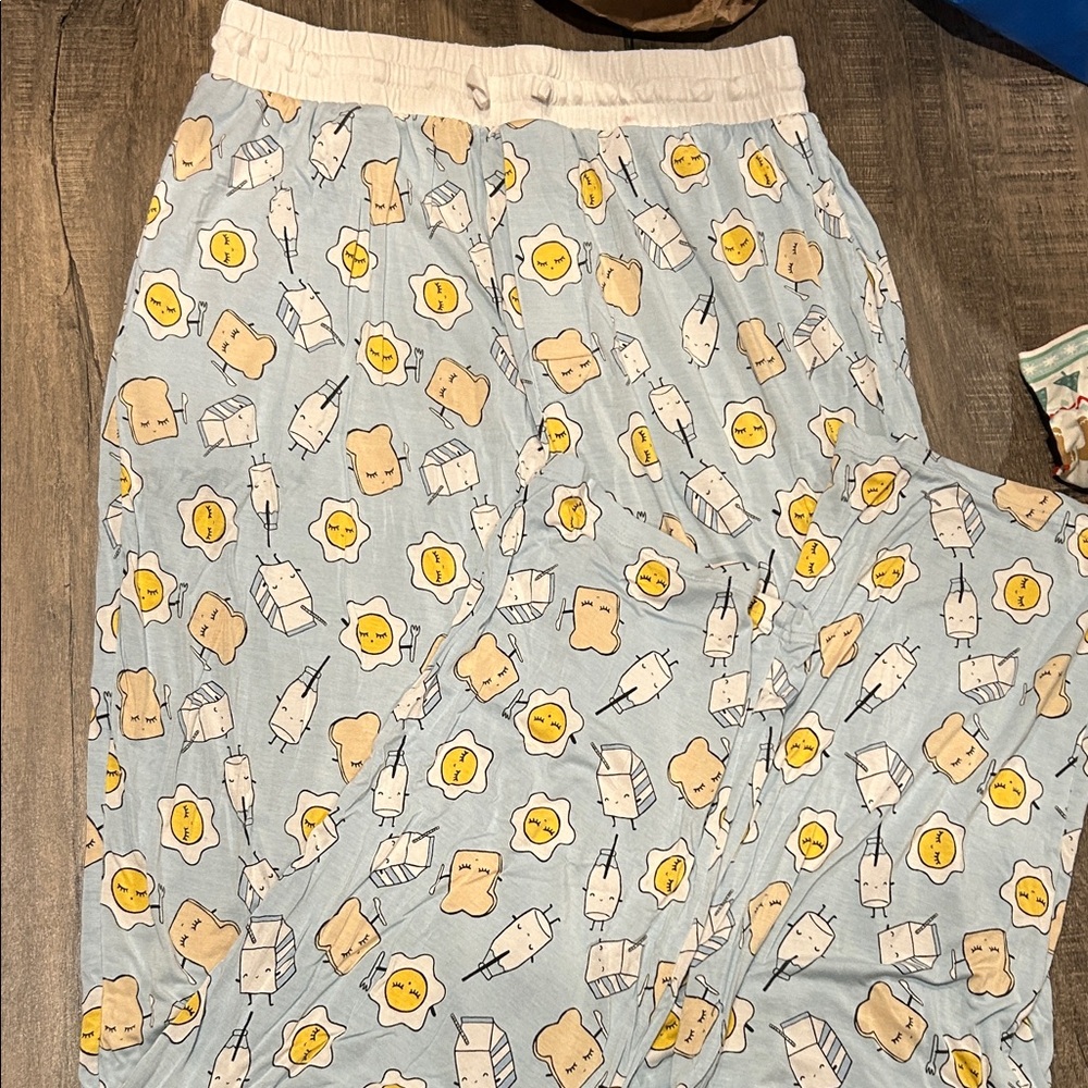 Mens M Little Sleepies breakfast buddies Print Pajama Pants
